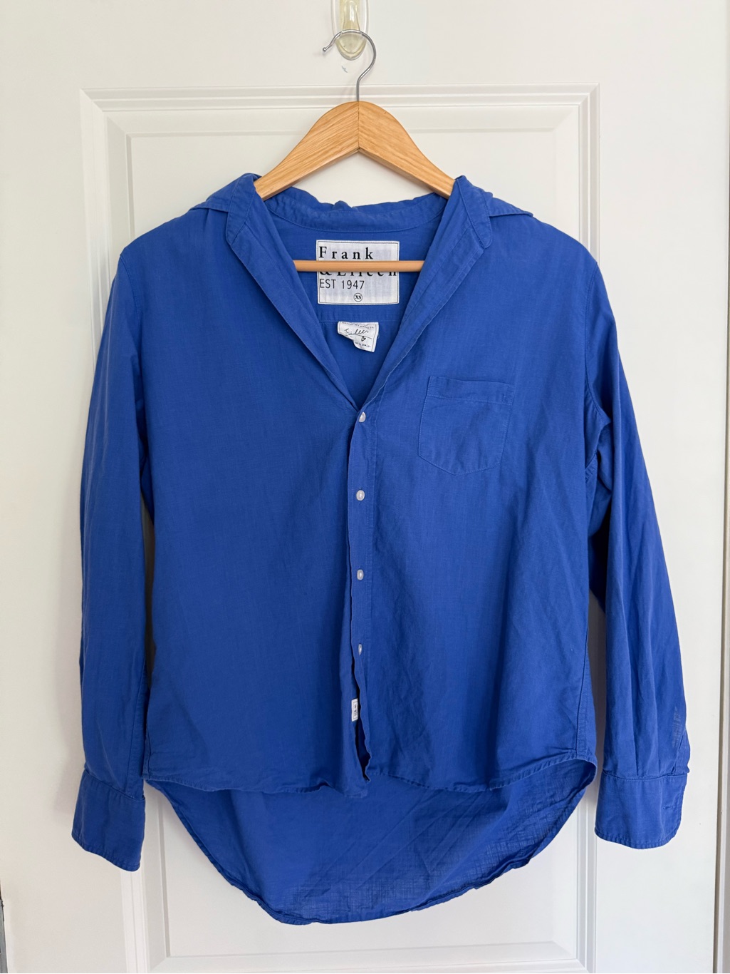 Frank & Eileen Blue Relaxed Button-Up Shirt